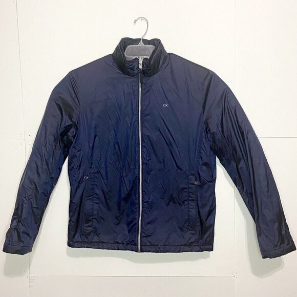 Calvin Klein Women's Sz Medium Windbreaker Water Resistant Fleece Lined Jacket - Picture 1 of 6